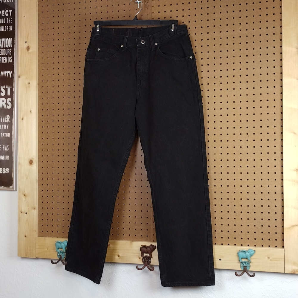 Wrangler black denim jeans 33x30